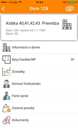 edomus PRÍSTUP K ÚDAJOM ZO SYSTÉMU SPRÁVY BYTOV KDEKOĽVEK Aplikácia pre mobilné telefóny prepojená so systémom DOMUS pre