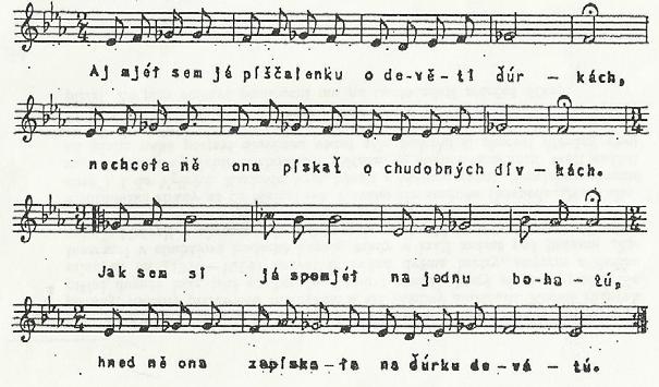 chromatickou řadu (!).