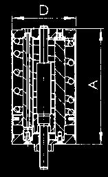 пневматический привод одинарного действия воздух - пружина, Pneumatischer Hubantrieb Luft - Feder, Pneupohon sedlového ventilu S - R 175 89 25-40 175 104 50-65 230 129 80-100 4741