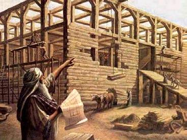 LA ARKEO DE NOA Verŝajne oni renkontus nur escepte iun, kiu ne aŭdis pri la Tutmonda Diluvo, pri Noa kaj pri lia granda ŝipo, kiun la Biblio nomas Arkeo de Noa.
