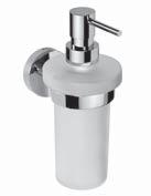 dispenser with magnetic soap holder, glass Dávkovač tekutého mýdla s magnetickou mýdlenkou Seifenspender mit Magnetseifenhalter Дозатор жидкого мыла с