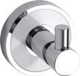 Single robe hook Věšáček Kleiderhaken Крючок, основа белая 52 x 52 x 50 mm 104106028 Double robe hook