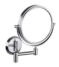 зеркало 151 x 17 x 151 mm, Ø 131 mm 112101150 Cosmetic mirror Závěsné kosmetické zrcátko Rasier- und