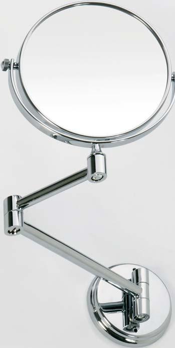 mirror Kosmetické zrcátko na tyči Rasier- und Kosmetikspiegel ohne Beleuchtung Косметическое зеркало 200 x 505 x 175 mm 112201192 without light / bez