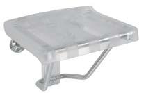 Reversible shower seat,