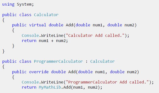 Override a virtual Overridnuť môžeme v C# len metódu, ktorá je označená ako virtual V Jave sú všetky metódy automaticky