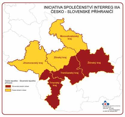 INTERREG, podpora česko-slovenskej prihraničnej oblasti Hranice v srdci Európy Česko-slovenská hranica bola do konca roku 1992 oblasťou, kde sa spoločné styky a vzťahy oboch národov aktívne rozvíjali