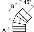 Schiedel PRIMA 1 Tloušťka stěny 1,0 mm, univerzální i na pevná paliva světlý Ø v mm 130 140 150 160 180 200 26 Koleno 15 Objednací znak SAP 110772 106702 106703 106704 106705 106706 Kč / ks 524 552