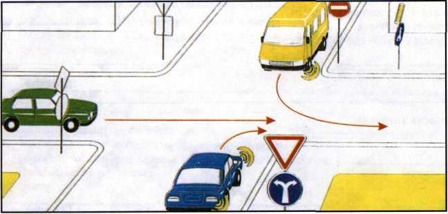 vozidla, pretože prichádza zľava, c) modrého vozidla, pretože ide po kruhovom objazde. 25.