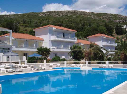 ostrov Samos Pythagorion Hotel Maritsa Bay www.samos-travel.com/maritsabay Poloha: jednoduchý hotel rodinného typu je zasazen do pěkné idylické krajiny.