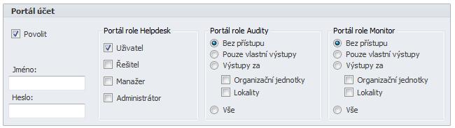 5.2. Uživatelé portálu Import uživatelů viz kapitola Import uživatelů do databáze. 5.2.1.