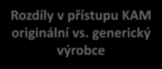 Rozdíly v přístupu KAM