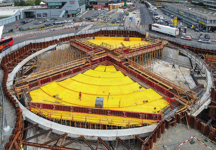 Výhody systému Pro jakýkoliv povrch betonu Volitelný plášť bednění odpovídající požadované kvalitě stropní desky MULTIFLEX může být nasazen s jakýmkoliv pláštěm bednění.