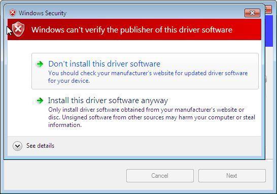 -6 در صورتیکه پنجرهی SecurityWindows باز شد گزینهی anywayinstall