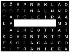 !! SÚŤAŽTE O HODNOTNÉ CENY A N K E T A K K T A M O K N A B A R A N I N A K N L T N R A I R Á V A H K O G T D E K K N K Č A A I I B T N O O N E J A K N E L I M A D R A O D V A H A N I T S O H B V V K
