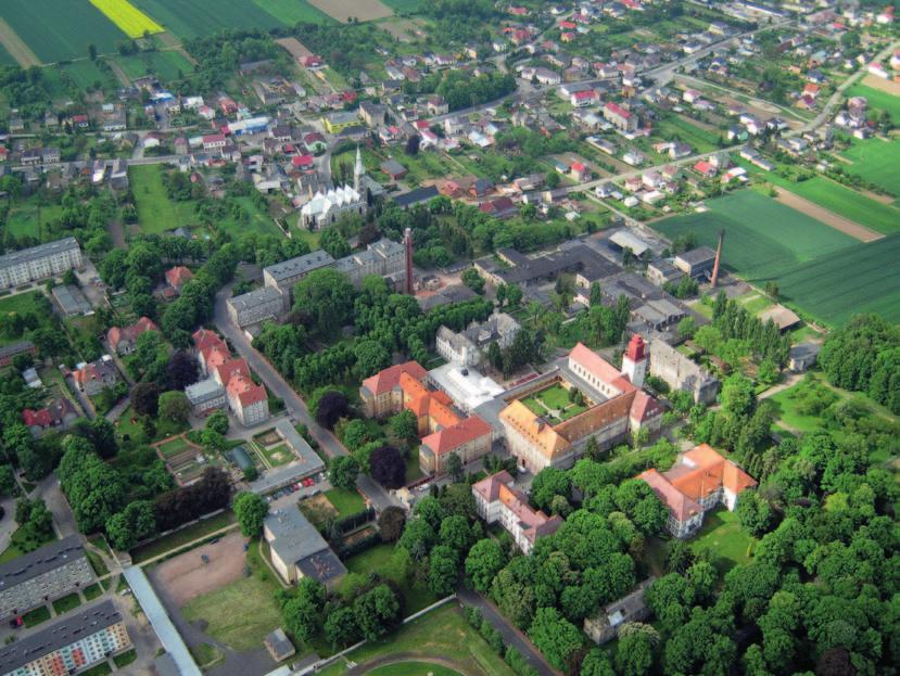 Kolem roku 1897 vybudoval u cesty do Michałkowic biskup Józef Nathan dům pro jeptišky a již v roce 1910 zde vznikl léčebný komplex a sanatorium, v němž se dnes nachází psychiatrická léčebna.