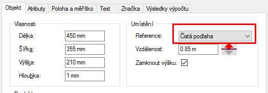 DDS-CAD 5 Definice montážní výšky jako reference stavebního modelu