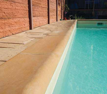 BAZÉNOVÉ LEMY TOP Dílce bazénových lemů umožňují olemování bazénů pravoúhlého nebo oválného půdorysu.