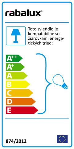 Ktorý podtyp bianko štítka patrí k uvedenému 4svietidlu? 1.1./ Svietido je kompatibilné so svetelnými zdrojmi všetkých energetických tried. Typ pätice napr.