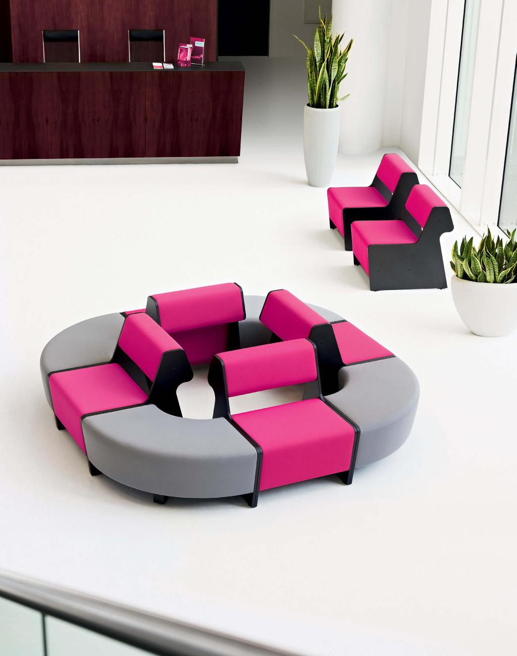 Modular Seating SySteMS Modułowe SySteMy SiedziSk Modulární SyStéMy Sedadel MagneS ii EN Modest, where they are intended to complement a space, or complex and extensive where designed as the dominant
