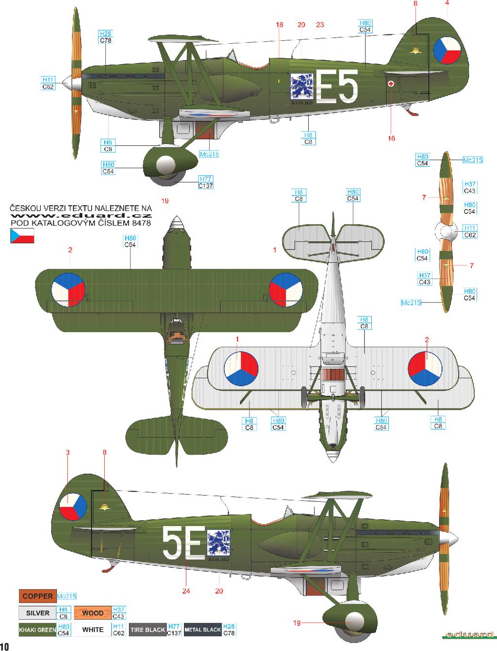 169, rtm. Sýkora, 40th Fighter Squadron, Air Regiment 4, A c/n Czechoslovak Air Force, Hradec Králové airbase, August 1937 Avia B.