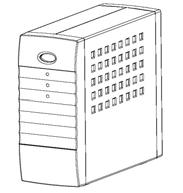 8 VS375C/VS575C 3.5 Spajanje opreme na UPS 1. Za sve modele UPS-a osim 2xxV verzija: spojite naponske kablove vaše računalne opreme na izlazne utičnice UPS-a. Uključite računalnu opremu. 2. Za 2xxV verzije, kao što je prikazano na slici dolje: naponskim kablom vašeg računala spojite UPS sa zidnom utičnicom.