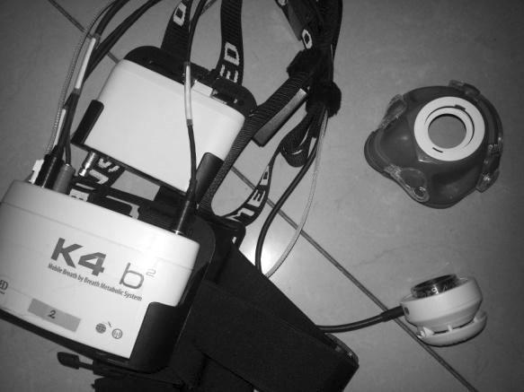 intensity parameters. Measurements were made using the K4b2 analyser by Cosmed, Italy.