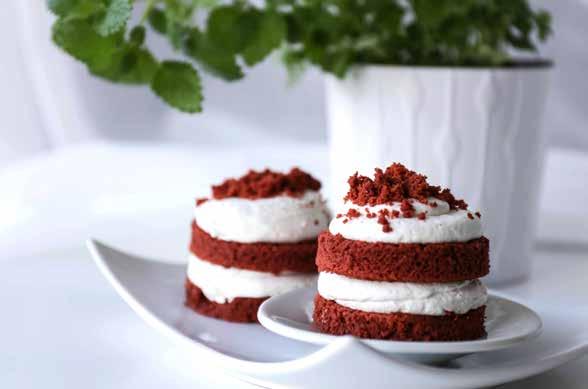 Redvelvet tortička Neodolatel'ná zamatová chut'.