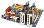 Gainward 7950 GT 16 859 Kč + vysoký grafický výkon + bezproblémový chod ve hrách + jednoduchá instalace + středně hlučný chod + vysoký nárůst výkonu - vysoká cena Dvě nejvýkonnější grafické karty z