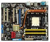 40 základních desek pro AMD a Intel Asus M2N-E 13 Stejně jako nvidia nforce 590 SLI vyniká i čipová sada nvidia nforce 570 Ultra vysokým výkonem.