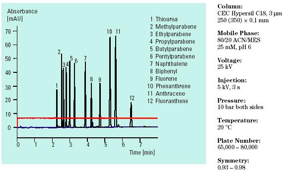 KAPILÁRNÍ ELEKTROCHROMATOGRAFIE MES