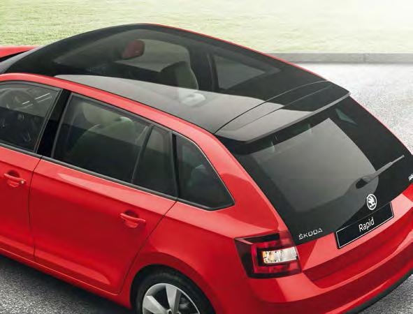 od 15 500 ŠKODA RAPID Spaceback Tour de France Nový pohľad na svet cez