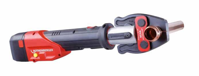 Romax 3000 AC Akumulátorové a sieťové (220V) elektrohydraulické lisovacie kliešte, pre lisovanie fitingov až do 110 mm, s úrovňou axiálneho lisovania medzi 32 34kN.