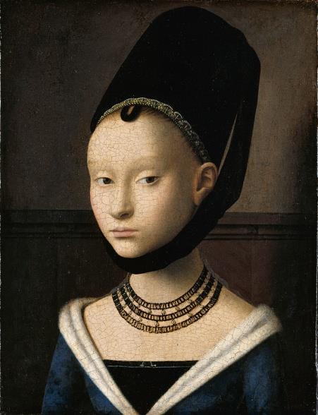 50. Portrét Marie Portinar, Hans Memling, kolem roku 1470 46. Portrét mladé dívky, Petrus Christus, 1465 1470 62.