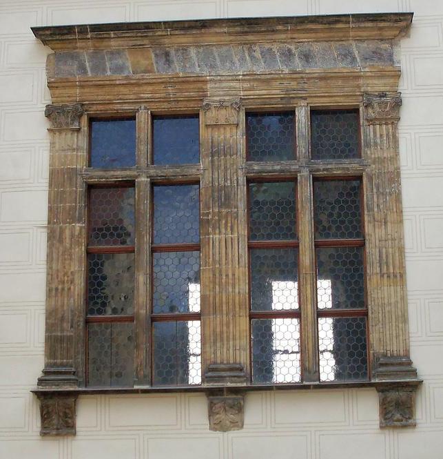 Okno Vladislavského sálu, 1493,