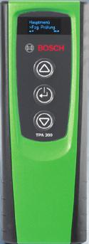 Rad TPA 200 11 srb Mogu se odabrati sledeće stavke menija: Najbolji rezultati se postižu kada se senzor postavi 2 do 5 cm ispred TPA 200. Programiranje senzora može da se prekine senzorima u blizini.