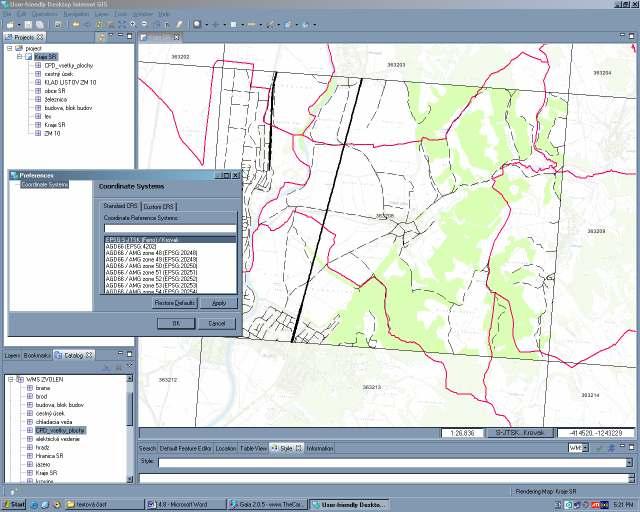 Integrácia geodát otestovanie ďalších klientov GAIA (WMS,WFS) http://www.ogcnetwork.