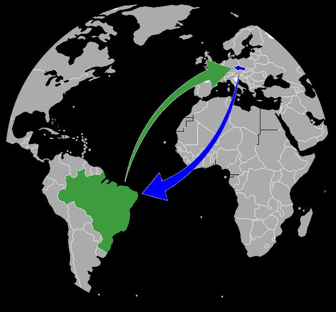 II. Vzájemné ekonomické vztahy ČR - Brazílie VZÁJEMNÝ OBCHOD do r. 2011 největší obchodní partner ČR v LA, nyní 2.