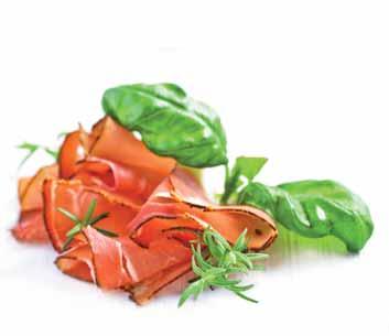 PROSCIUTTI Š U N K Y intero 726025 Prosciutto San Daniele DOP, disossato Sušená šunka San Daniele celá bez kosti 726030 Prosciutto di Parma DOP, disossato Parmská sušená šunka celá bez kosti 726035