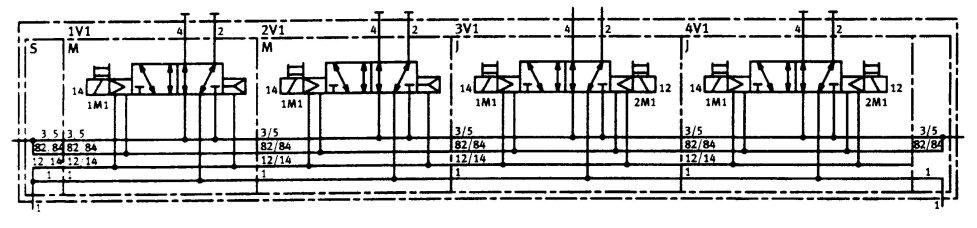 s LED 5/2- Wege-Magnet-Impulsventil