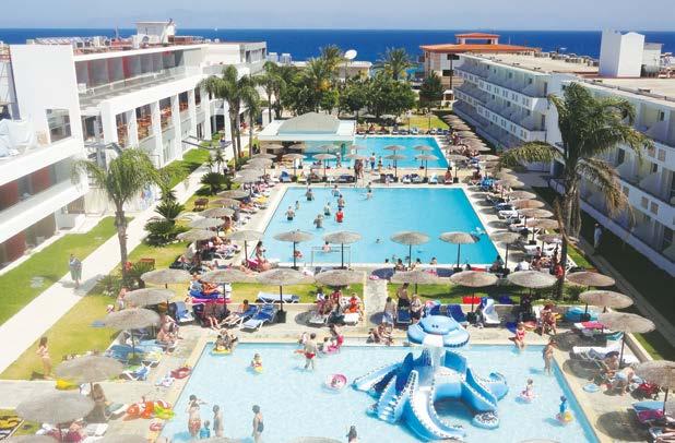 RHODOS Ialysos RHODOS Ialysos Sun Beach Resort Complex Dodeca Sea Resort Komplex uprostred krásnej záhrady, priamo na pobreží Egejského mora je výborným miestom na oddych v príjemnom prostredí.