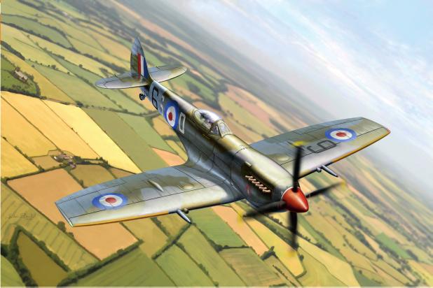 Spitfire Mk.XVI Bubbletop BRITISH FIGHTER 1/72 SCALE PLASTIC KIT #70126 ProfiPACK ÚVODEM V září 1941 se na evropské obloze objevil dosud neznámý německý stíhací letoun poháněný hvězdicovým motorem.