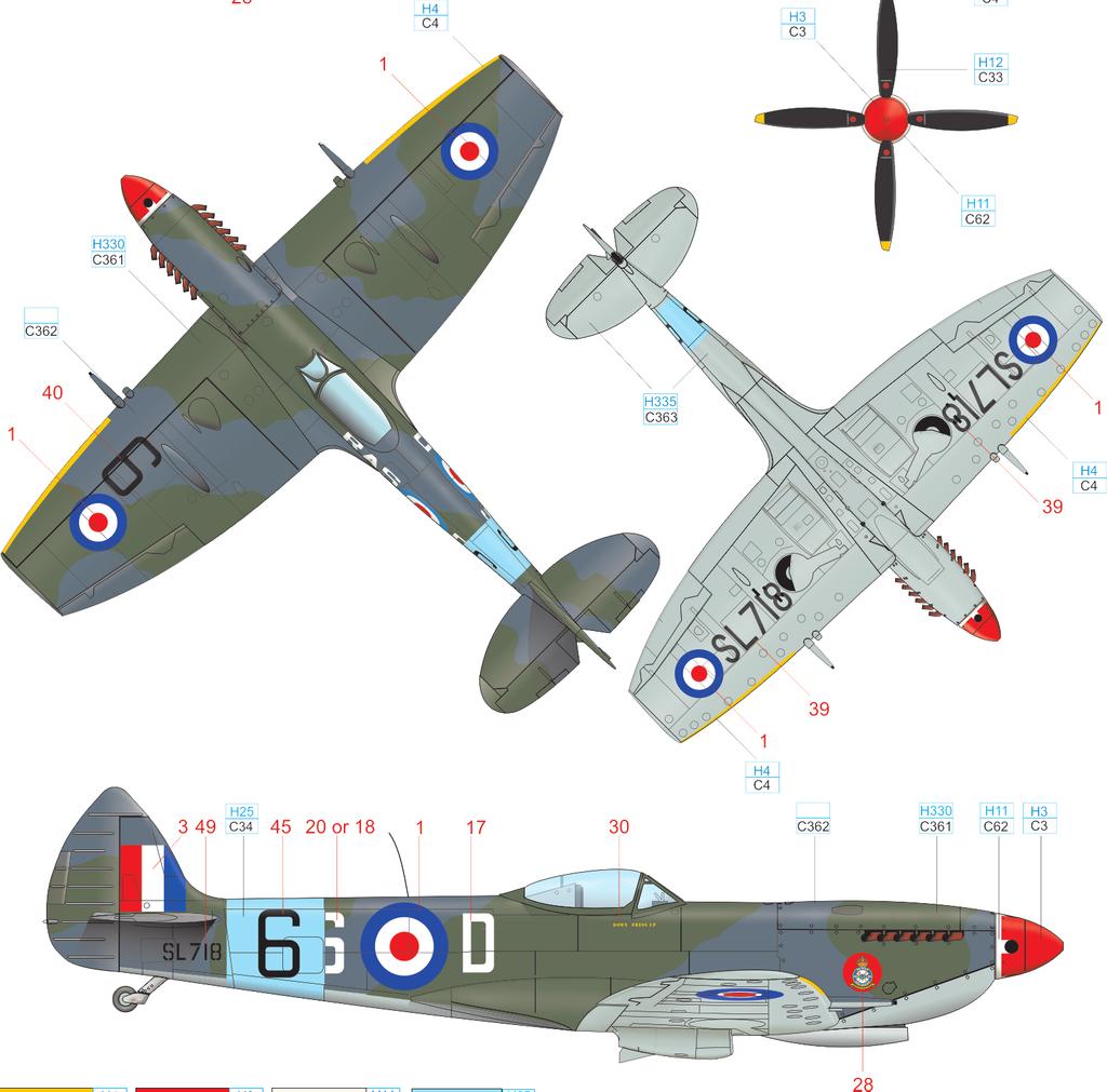 A SL718, 612. squadrona RAuxAF, Cooper Air Race, základna Elmdon, červenec 1949 Jedním ze strojů, jež se zúčastnily v roce 1949 Cooper Air Race, byl také Spitfire Mk.XVI SL718.