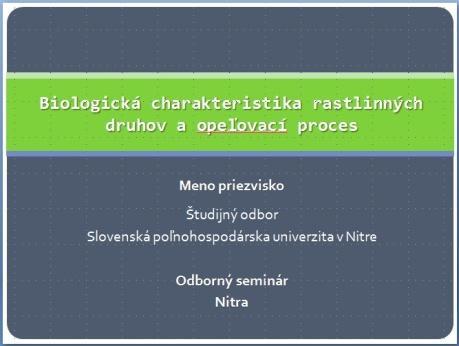 5. Práca s textom Po výbere typu snímky stačí kliknúť do poľa konkrétneho objektu a meniť a formátovať jeho podobu. Najrýchlejšie pomocou nástrojov na karte Domov v skupine Písmo a Odsek.