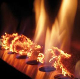 THE FLAME krby na bioalkohol RETRO WALL čierna alebo červená WALL je na stenu závesný spotrebič, viditeľný z 3 strán, bočné strany sú uzatvorené bezpečnostným sklom spotrebič, splyňovací horák,