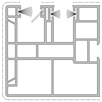 P 37, P 39, P 40, P 43, P 45 mit einer Bürstendichtung, für Profile: PT 37, P 37, P 39, P 40, P 43, P 45 with brush seal, for profiles: PT 37, P 37, P 39, P 40, P 43, P 45 s kartáčovym těsněním, k