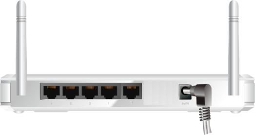 Krok 3. Pripojte ethernetový patch kábel: Zapojte kábel siete Ethernet do zásuvky RJ45 na zadnej strane smerovača.