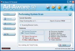 TESTY ANTISPYWARE PRODUKTŮ 37 nistrátorský účet, nemálo uživatelů má však účet s omezenými právy. Zajímalo nás, zda je možné program používat, i když nemáte administrátorská práva.