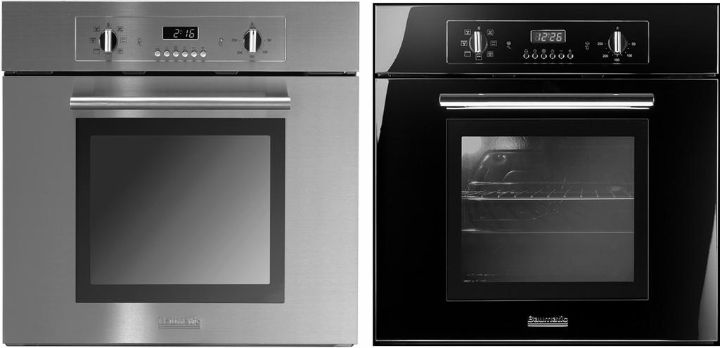 Návd k bsluhe pre Váš sptrebič Baumatic B501SS, B501BS, BOM7240SS 60 cm multifunkčná rúra POZNÁMKA: Tent návd s pkynmi pre užívateľa bsahuje dôležité infrmácie vrátane bdv k bezpečnsti a inštalácií,