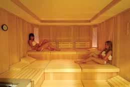 vířivka až pro 6 osob, sauna #, aromatická sauna #, pára #, 2x multifunkční sprcha, horizontální solárium*, horské sluníčko*, relaxační koutek s vyhřívanými vodními lůžky, kneippův chodník, masáže*,